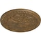 Ekena Millwork Emeryville Ceiling Medallion, Hand-Painted Rubbed Bronze, 16 7/8"OD x 5/8"P CM16ERRZS - alternate 4